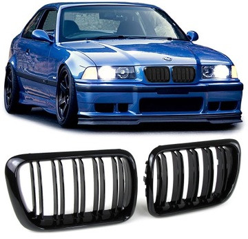 GRILL NERKI BMW E36 COUPE CABRIO SEDAN KOMBI CZARN