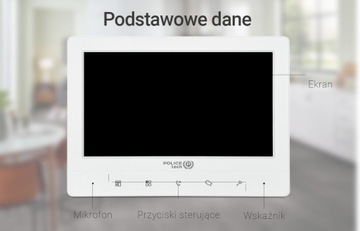 Policetech VDA02-KIT 7-дюймовый видеодомофон для одной семьи