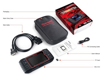 Skaner OBD2 iCarsoft VOL V3.0 Diagnostyka EPB DPF Airbag ABS Volvo i Saab