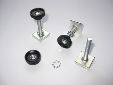80 mm T śruba śruby adapter belek bazowych ALU