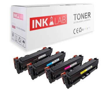 4x Toner InkLab zamiennik CRG718B/C/M/Y Zestaw