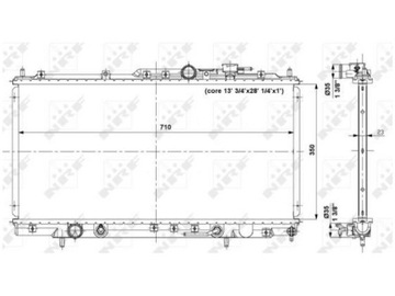 CHLADIČ CHRYSLER SEBRING 2.0-2.7