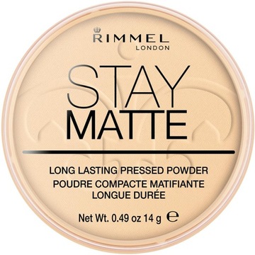 Rimmel puder prasowany Stay Matte 001Transparent 1