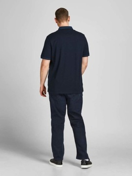 JACK&JONES KOSZULKA POLO GRANATOWA LOGO L 1SPH