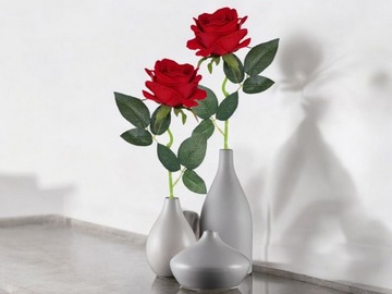 8Х ВЕЛУРОВЫХ РОЗ ЦВЕТОК НА КЛАДБИЩЕ ДЛЯ ВАЗЫ ДОМАШНИЙ ОФИС КАК ЖИВОЙ ДЕКОР