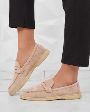 СВЕТЛО-КОРИЧНЕВЫЕ ЖЕНСКИЕ МОКАСИНЫ RIMETT 39