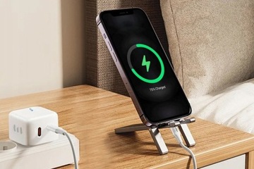 МАЛЕНЬКОЕ ПЛОСКОЕ БЫСТРОЕ СЕТЕВОЕ ЗАРЯДНОЕ УСТРОЙСТВО 40 Вт PD 2xUSB -C- С КАБЕЛЕМ C-C 50см