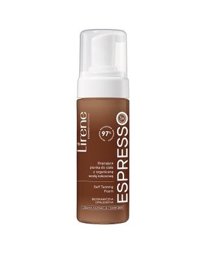 Lirene Brązująca pianka do ciała z organiczną wodą kokosową 150 ml