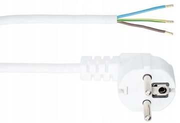 PRZEWÓD PRZYŁĄCZ.Z WTYCZKĄ KĄTOWĄ 3*1.5 OMY ŻO 3M