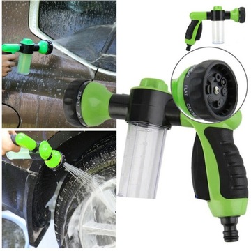 НАСАДКА ДЛЯ МОЙКИ, РАСПЫЛИТЕЛЬ ПЕНЫ, 8 РЕЖИМОВ МОЙКИ, РАСПЫЛИТЕЛЬ С БУТЫЛКОЙ