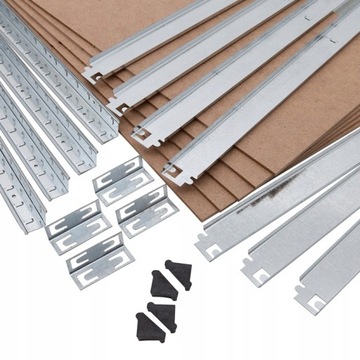 REGAŁ METALOWY MAGAZYNOWY 5 PÓŁEK 180x90x40 175 kg