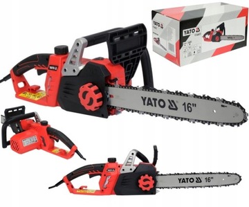 ЭЛЕКТРИЧЕСКАЯ ЦЕПНАЯ ПИЛА YATO ВЕТОЧНАЯ ПИЛА ПО ДЕРЕВУ 2400 Вт 40 СМ 84872