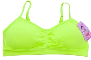 Biustonosz HAN-2921 dziewczęcy seledyn neon r.A