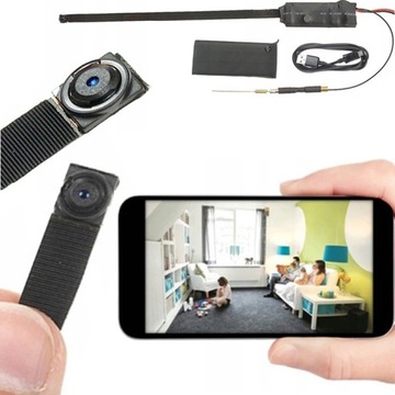 MINIATUROWA UKRYTA KAMERA IP WiFi ZDALNA NA RUCH