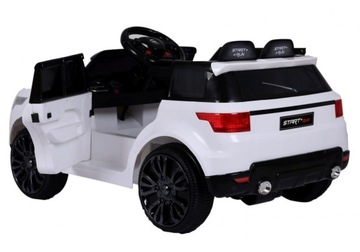 Auto na akumulator HL1638 Biały Miękkie EVA Pilot 2 Silniki 2 Akumulatory