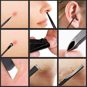 ПРОФЕССИОНАЛЬНЫЙ НАБОР ДЛЯ ПЕДИКЮРА |МАНИКЮР|18 ИНСТРУМЕНТОВ ДЛЯ УХОДА ЗА НОГТЯМИ