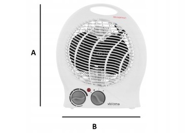 МАЛЕНЬКИЙ ЭФФЕКТИВНЫЙ ЭЛЕКТРИЧЕСКИЙ РАДИАТОР, БЕЛАЯ ФАРЕЛКА