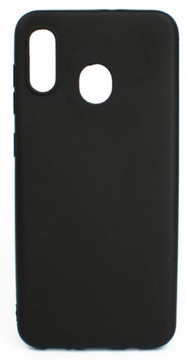 Czarne silikonowe etui case na samsung A20