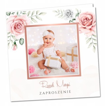 Zaproszenie na dziecięce Urodziny ze zdjęciem