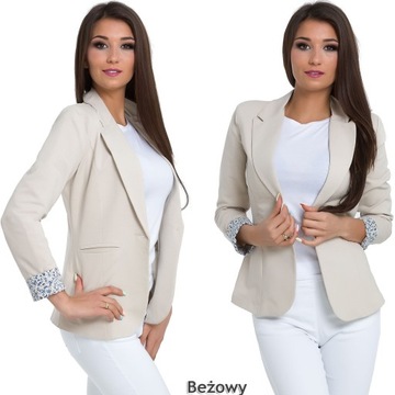 723_ 3XL/46 _КЛАССИЧЕСКИЙ ПИДЖАК ИЗ ХЛОПКОВОГО ЦВЕТА