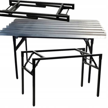 STÓŁ GLAZURNICZY ROBOCZY 150 x 90 cm SKŁADANY STELAŻ ALUMINIOWE PROFILE