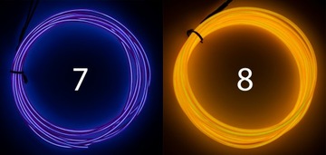 EL WIRE 1M оптоволоконный кабель окружающей среды 10 KOL 3,2 мм