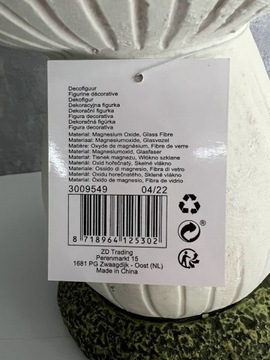 Figurka ogrodowa PTAK GRZYB JESIEŃ OGRÓD 31,5 cm