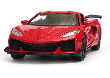 Chevrolet Corvette Z06 2023 модель Welly 1:34 - 39 NEX красный