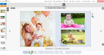 Фотоальбом 15х20см с твердыми страницами А5, вертикальный, 20 страниц.