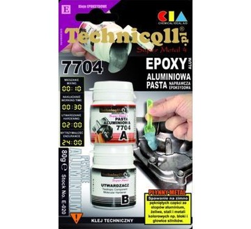 TECHNICOLL 020/P KLEJ PLYNNY METAL PASTA ALUMINIOWA A+B 80G