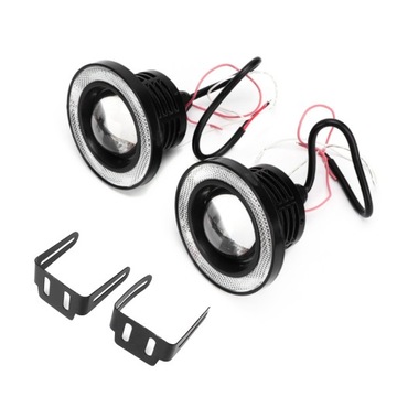 2X LAMPY PRZECIWMGIELNE LED COB DO SAMOCHODÓW CIĘŻAROWYCH SUV