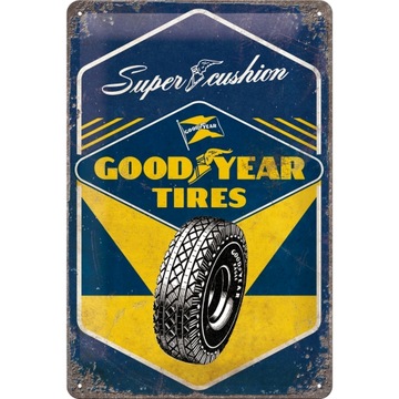 Tablica szyld GOODYEAR TIRES plakat metal 20x30