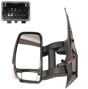 RENAULT MASTER III LUSTERKO LEWE DŁUGIE RAMIĘ 7 PINÓW