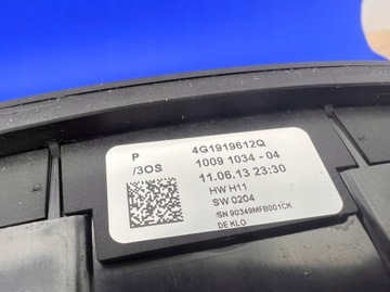 AUDI A6 C7 4G PANEL ŘÍZENÍ MMI MENU 4G1919612Q 50