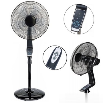 WENTYLATOR STOJĄCY WIATRAK PODŁOGOWY MOCNY CICHY CYLKULATOR BIUROWY DOMOWY