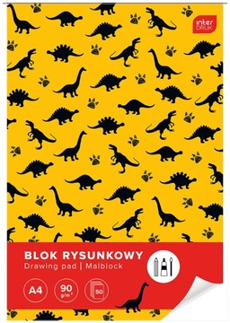 Interdruk Blok rysunkowy A4 50 90G GAME OVER