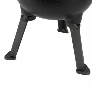 Охотничий Казан 5 Л ЭМАЛЬ Чугунный котелок для ОГОНЯ Эмалированный