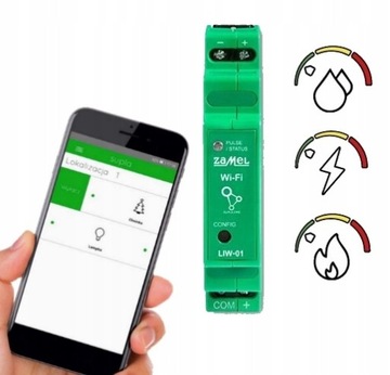 LICZNIK IMPULSÓW SUPLA WiFi Gaz Prąd Woda LIW-01