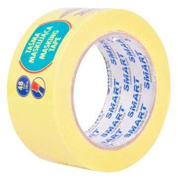 TAŚMA MALARSKA PAPIEROWA ŻÓŁTA MASKUJĄCA 48mm x 50m SMART OCHRONNA