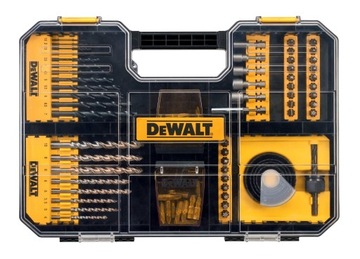 DEWALT ZSTAW BITÓW I WIERTEŁ 100 ELEMENTÓW DT71569