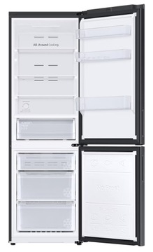 Черный Samsung встроен -в сете без морозного холодильника
