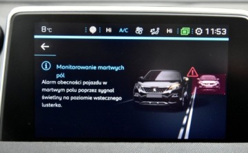 Peugeot 5008 II Crossover 2.0 BlueHDI 150KM 2019 Peugeot 5008 totalny full SKORA Alusy LED Navi. BLIS linne assist Grzane f, zdjęcie 35