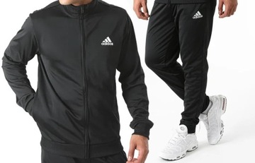 DRES MĘSKI ADIDAS KOMPLET DRESY SPORTOWE CZARNY ROZMIAR M