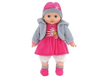 LALKA BOBAS 40cm MÓWI ŚPIEWA ZAMYKA OCZY. LALKI