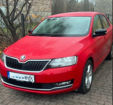 Skoda Rapid II 2018 Czerwony perłowy samochód osobowy Skoda Rapid 2018 Garażowany, zdjęcie 1