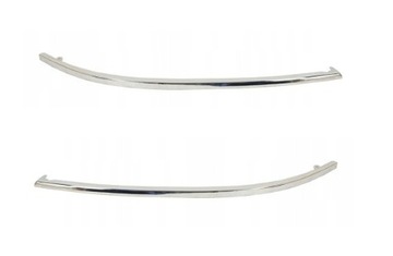 AUDI A6 C5 97-01 LISTWA CHROM ZDERZAKA KOMPLET L+P