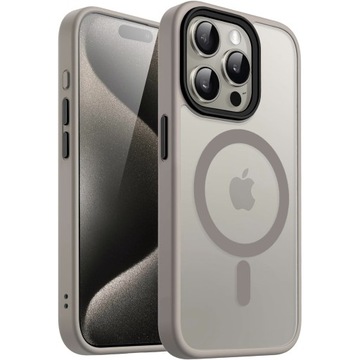 МАТОВЫЙ КОРПУС MAGSAFE ДЛЯ IPHONE 15 PRO + СТЕКЛО