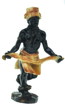 МИЛАЯ ФИГУРКА ТЯЖЕЛОГО УКРАШЕНИЯ ЧЕРНОГО ЧЕЛОВЕКА ТАНЦОРА