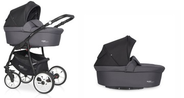 КОЛЯСКА 2в1 ГОНДОЛЬНАЯ ПРОГУЛКА Riko BASIC SPORT CARBON