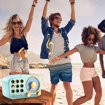 Feegar РЕТРО Мини-кухонный радиоприемник Vintage BT 4.2